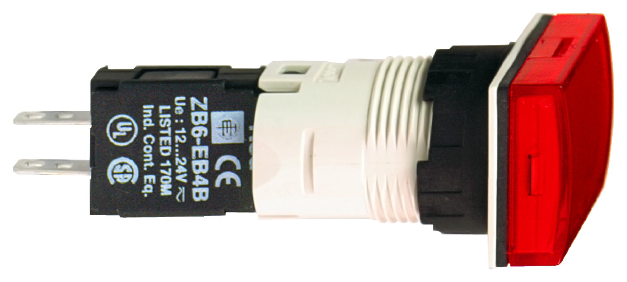 XB6DV4BB LED PANEL INDICATOR, 16MM, RED, 24V SCHNEIDER ELECTRIC