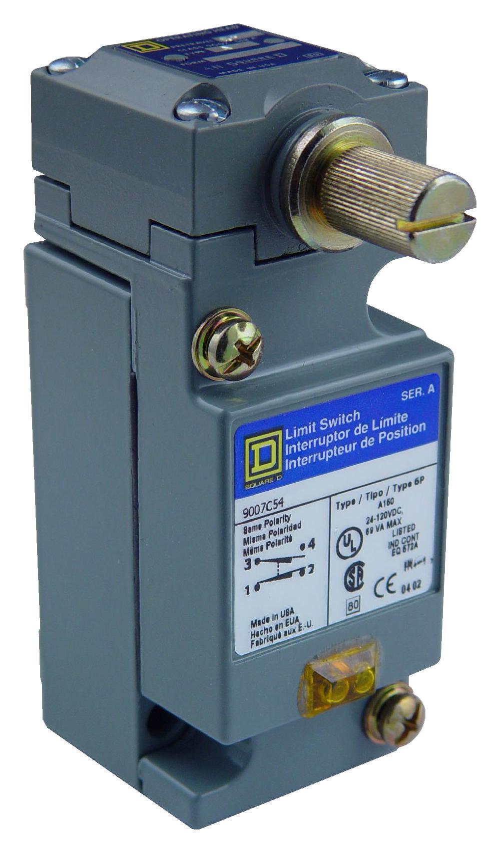 9007C54A2M11 LIMIT SWITCH, SPDT-DB, 1.2A, 600VAC SCHNEIDER ELECTRIC