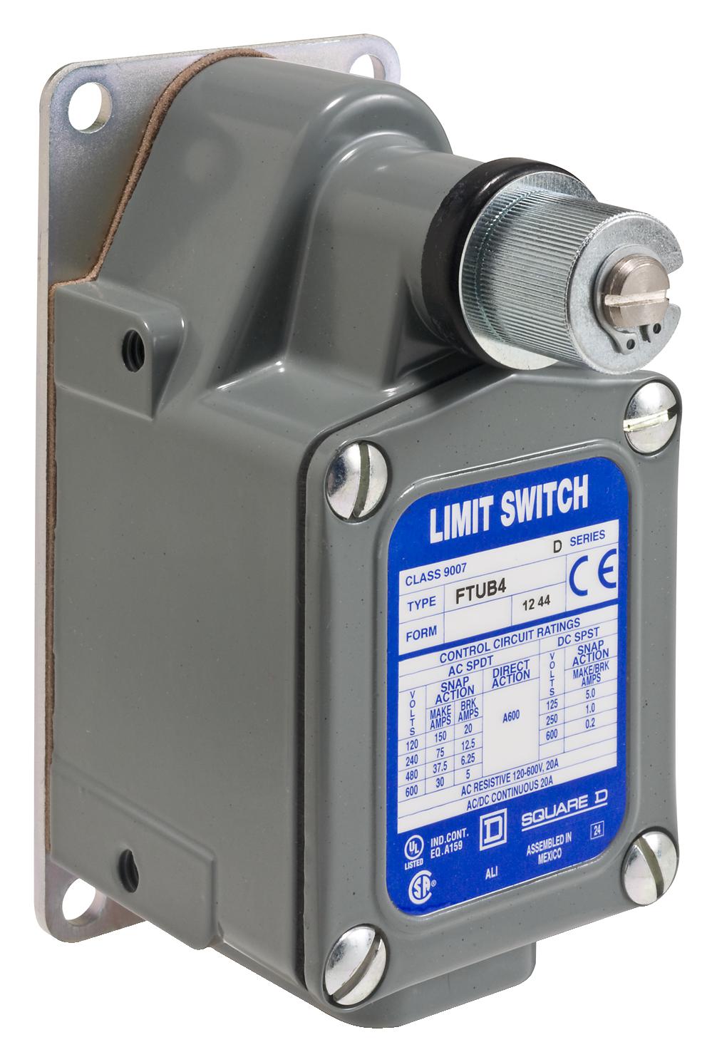 9007FTUB1M11 LIMIT SW, ROTARY, SPDT-DB, 20A, 120V SCHNEIDER ELECTRIC
