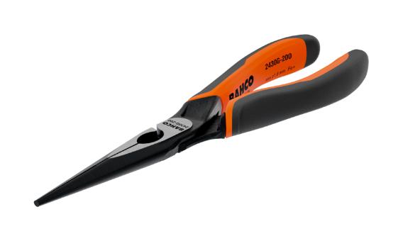 2430G-200 PLIER, LONG NOSE, 200MM ERGO BAHCO