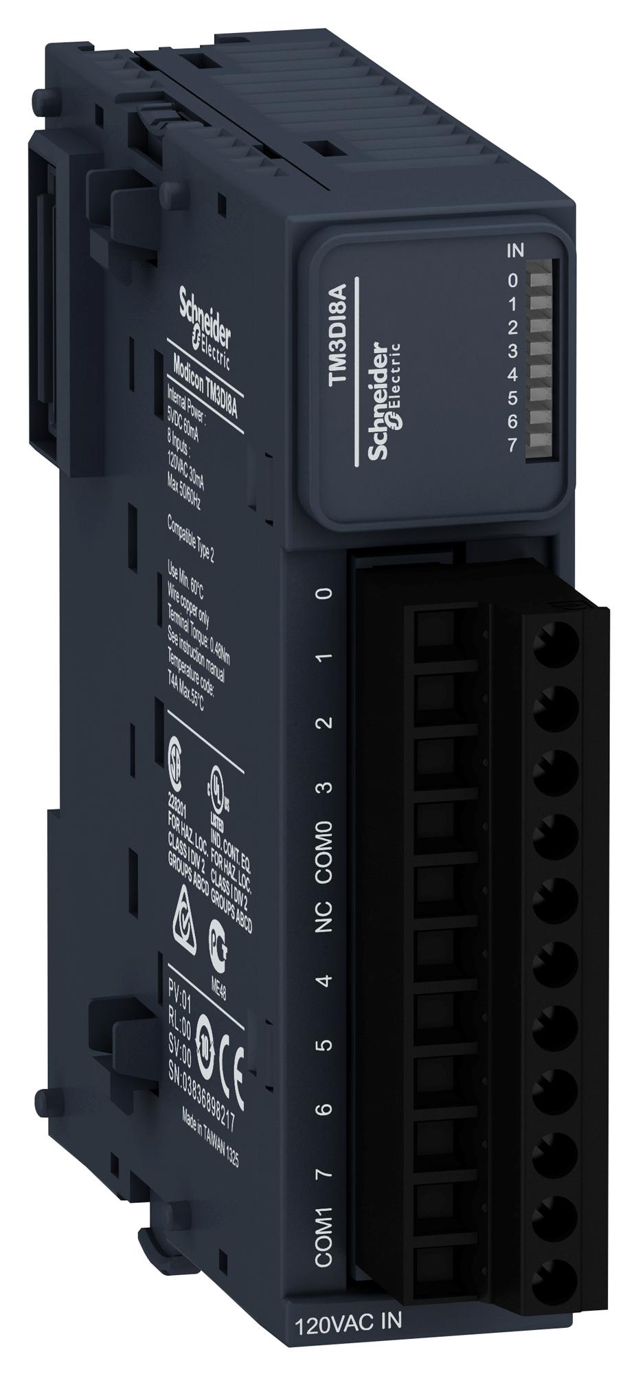TM3DI8A DISCRETE INPUT MODULE, 8 INPUT SCHNEIDER ELECTRIC