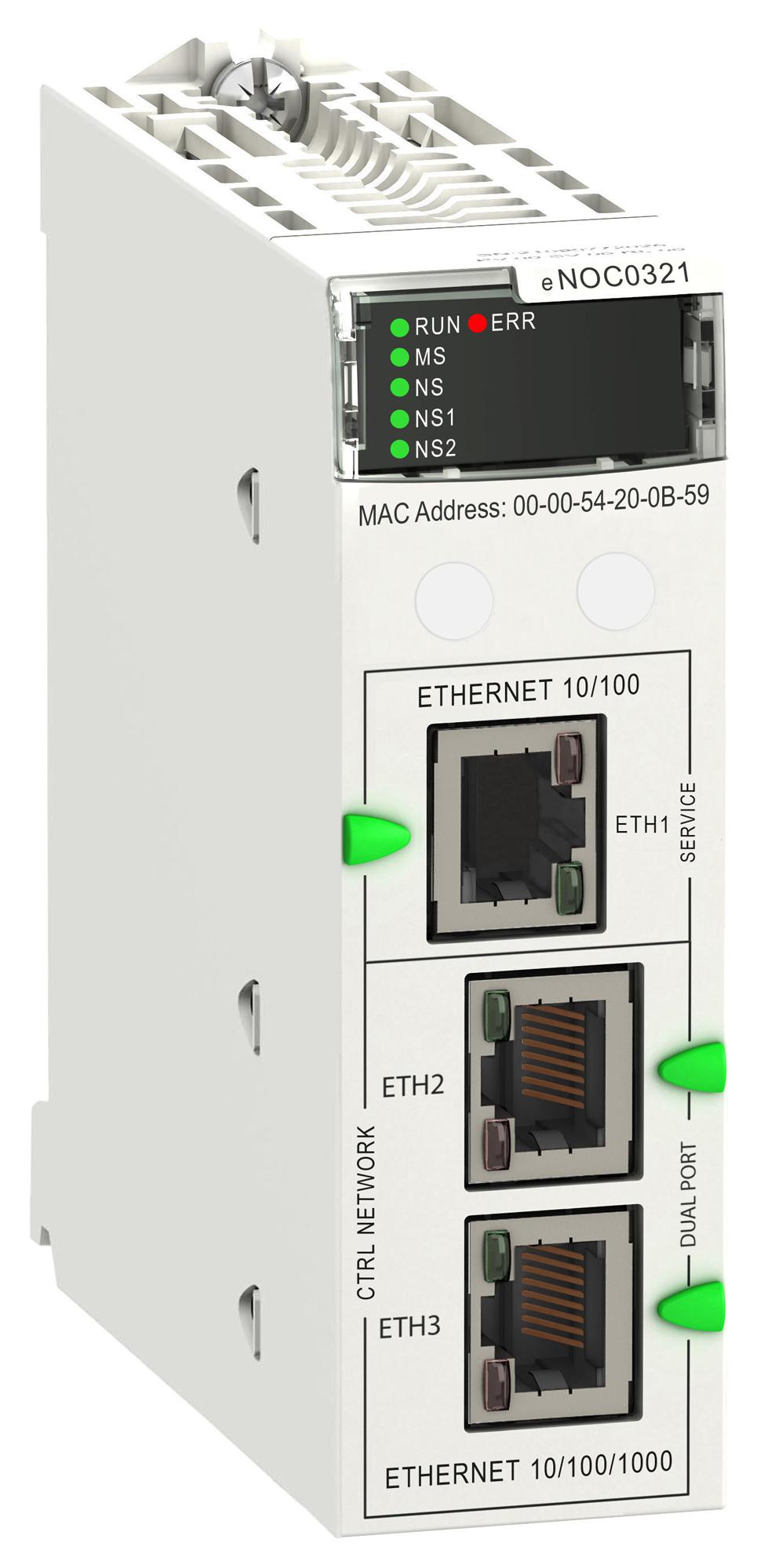 BMENOC0321 ETHERNET COMMUNICATION MODULE, 3PORT SCHNEIDER ELECTRIC