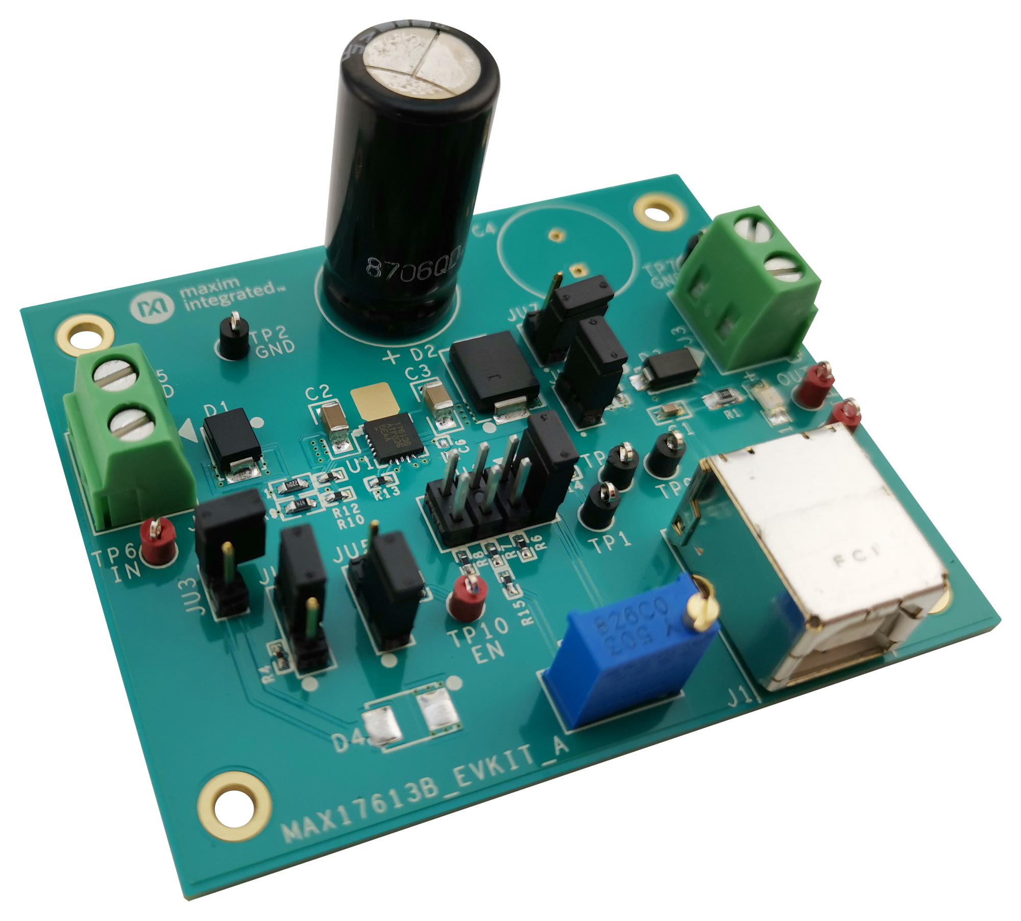 MAX17613BEVKIT# EVAL KIT, OVER & UNDERVOLTAGE PROTECTOR MAXIM INTEGRATED / ANALOG DEVICES