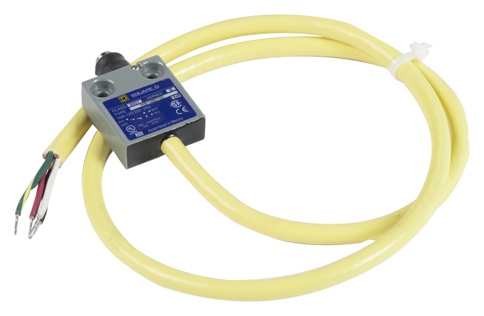 9007MS10S0100 LIMIT SW, TOP PLUNGER, SPDT, 6A, 120V TELEMECANIQUE SENSORS