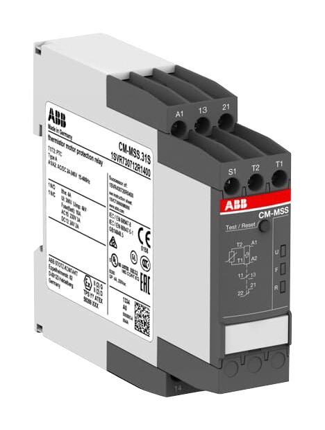 1SVR740712R1400 MOTOR PROTECT RELAY, SPST-NO/NC, 24-240V ABB