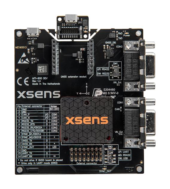 MTI-630-DK DEVELOPMENT KIT, INERTIAL SENSOR XSENS