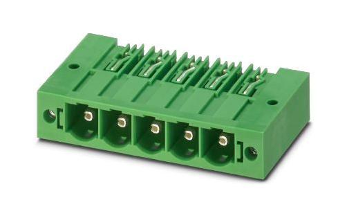 PC 6-16/ 4-G1F-10,16 TERMINAL BLOCK, HEADER, R/A, 4WAY, TH PHOENIX CONTACT