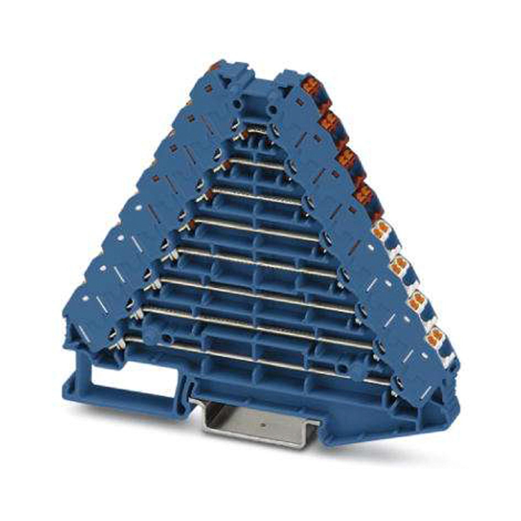 PTRV 8 BU/RDWH MARSHALLING TERMINAL, 32WAY, 14AWG, BLU PHOENIX CONTACT