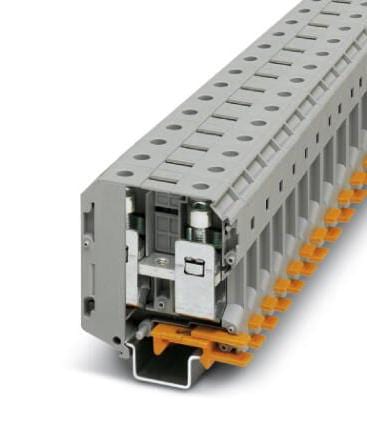 UKH 70 DINRAIL TERMINAL, 2WAY, 000AWG, GRY PHOENIX CONTACT