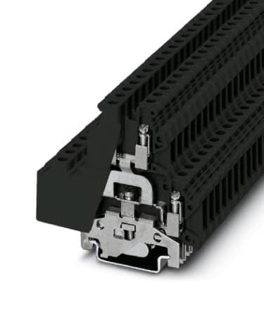 UKKB 5-PE BK DIN RAIL TB, GROUND, 4WAY, 12AWG PHOENIX CONTACT