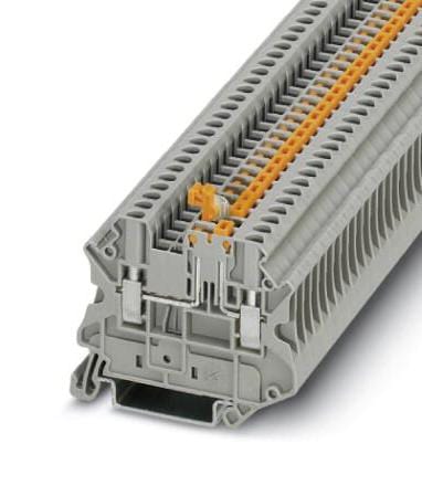 UT 2,5-MT-P/P DIN RAIL TB, KNIFE DISCONNECT, 2P, 12AWG PHOENIX CONTACT