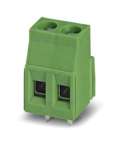 MKDSN 2,5/ 2-5,08 BK TB, WIRE TO BRD, 2POS, 14AWG, BLK PHOENIX CONTACT