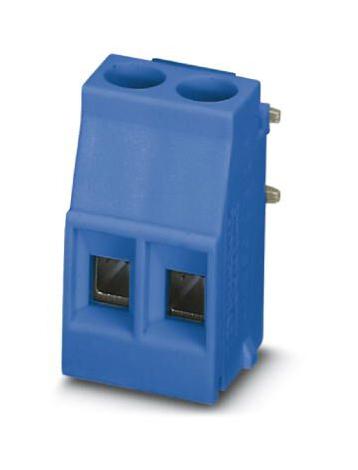 MKDSO 2,5/ 2-R BU TB, WIRE TO BRD, 2POS, 14AWG, BLU PHOENIX CONTACT