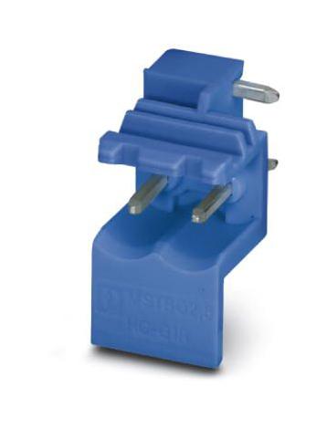 MSTBO 2,5/ 2-G1R BU TERMINAL BLOCK, HEADER, R/A, 2POS, TH PHOENIX CONTACT