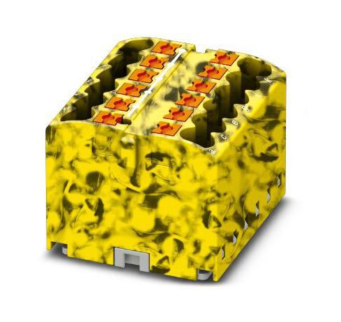 PTFIX 12X2,5-FE TB, POWER DISTRIBUTION, 12P, 12AWG, B/Y PHOENIX CONTACT