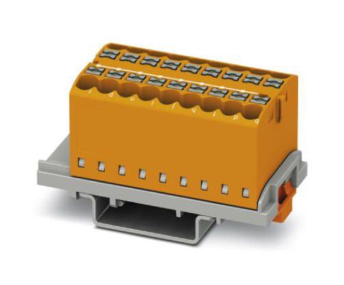 PTFIX 18X2,5-NS35 OG TB, DISTRIBUTION BLOCK, 18P, 12AWG, ORG PHOENIX CONTACT