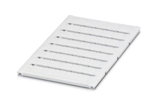 UC-TM 12 CUS MARKER SHEET, BLANK, 12MM, WHITE, TB PHOENIX CONTACT