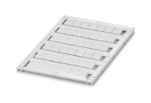 UCT-TM 8 CUS MARKER SHEET, BLANK, 8.2MM, WHITE, TB PHOENIX CONTACT