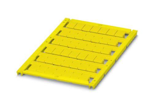 UCT-TM 8 YE CUS MARKER SHEET, BLANK, 8.2MM, YELLOW, TB PHOENIX CONTACT