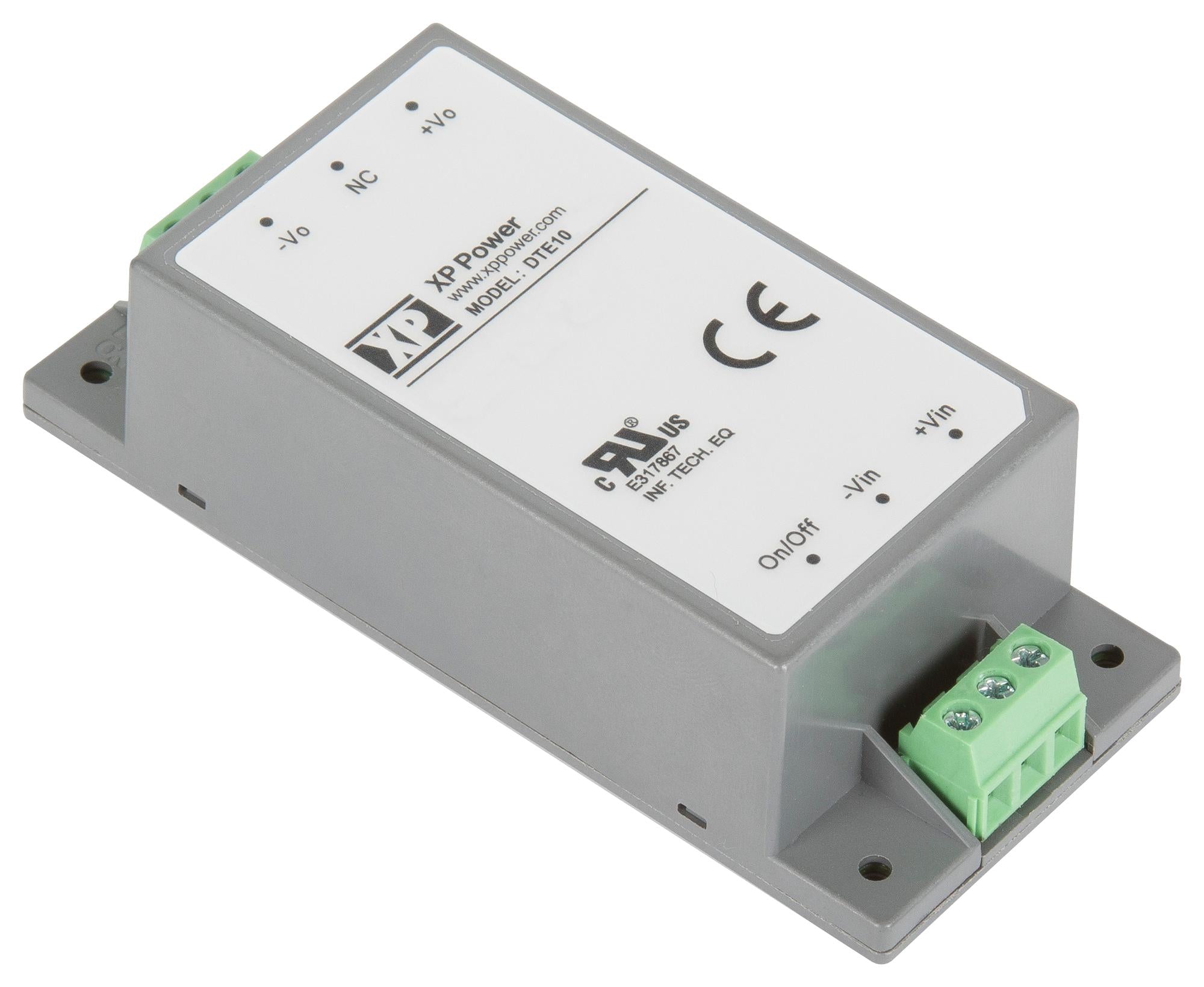 DTE1024S12 DC-DC CONVERTER, 12V, 0.833A XP POWER