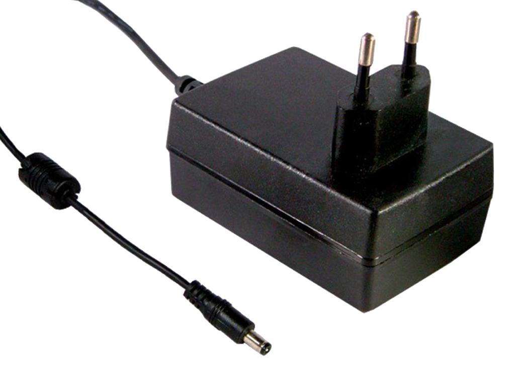 GSM25E09-P1J ADAPTER, AC-DC, 9V, 2.77A MEAN WELL
