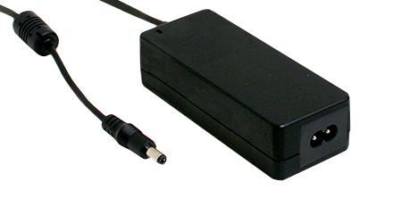 GSM40B09-P1J ADAPTER, AC-DC, 9V, 4.45A MEAN WELL