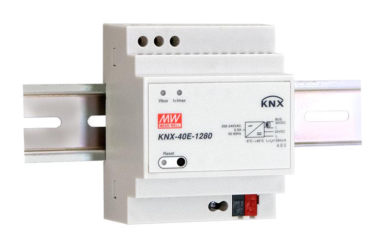 KNX-40E-1280 POWER SUPPLY, AC-DC, 30V, 1.28A MEAN WELL
