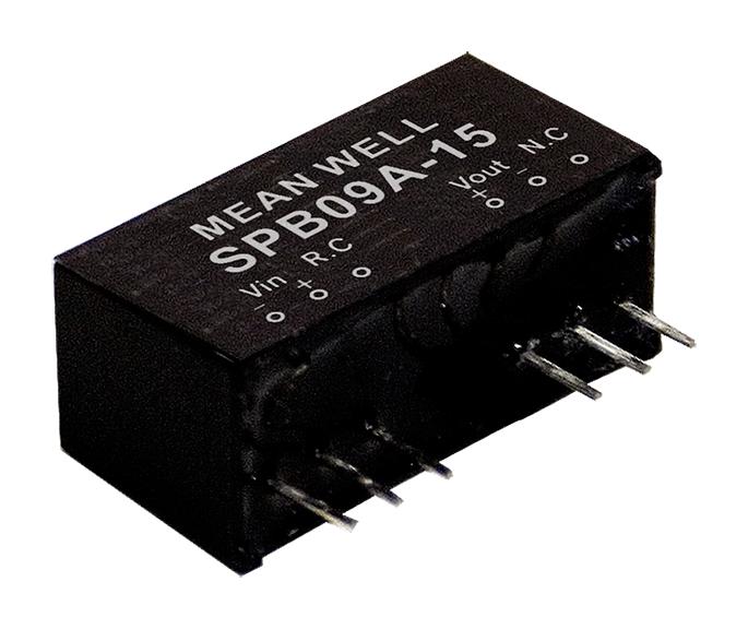 SPB09A-12 DC-DC CONVERTER, 12V, 0.75A MEAN WELL