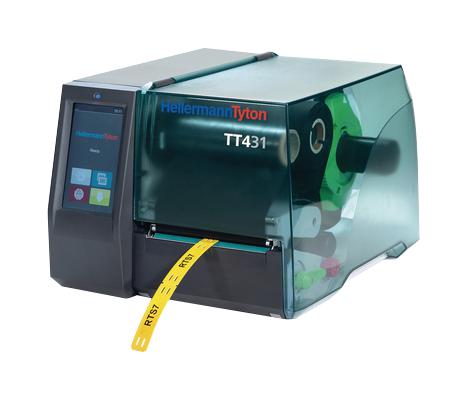 TT431-PRINTER THERMAL TRANSFER PRINTER, 300DPI HELLERMANNTYTON