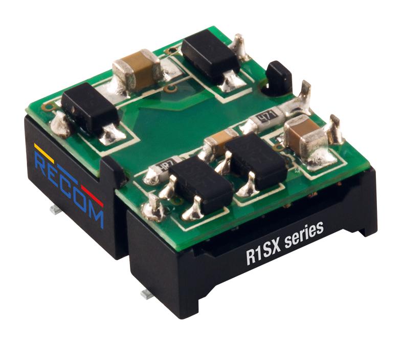 R1SX-0505/H-R DC-DC CONVERTER, 5V, 0.2A RECOM POWER