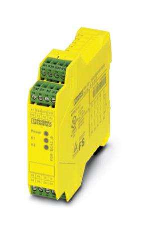 PSR-SPP- 24UC/ESA2/4X1/1X2/B SAFETY RELAY, 4PST-NO/SPST-NC, 24V, 6A PHOENIX CONTACT
