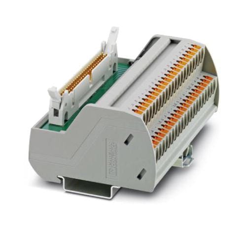 VIP-2/PT/FLK50/PLC PASSIVE MODULE, 50POS, 25VAC, PUSH-IN PHOENIX CONTACT