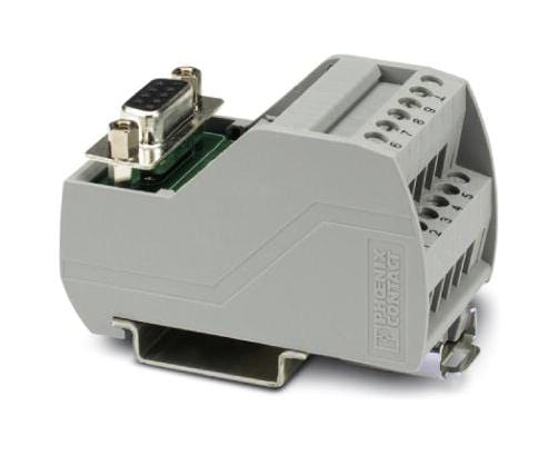 VIP-2/SC/D 9SUB/F INTERFACE MODULE, 9POS, 25VAC, SCREW PHOENIX CONTACT