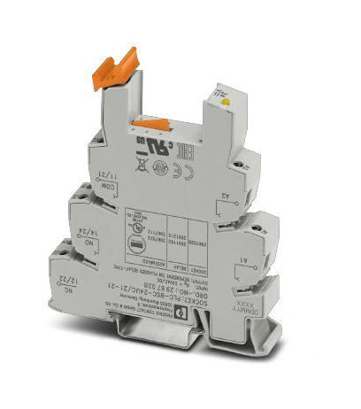 PLC-BSC- 24UC/21-21 RELAY SOCKET, 24V, DIN RAIL PHOENIX CONTACT