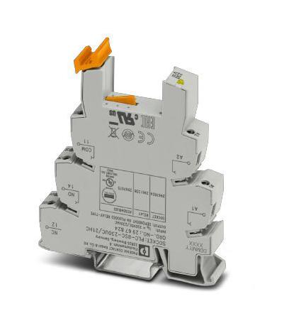PLC-BSC-230UC/21HC RELAY SOCKET, 230V, DIN RAIL PHOENIX CONTACT