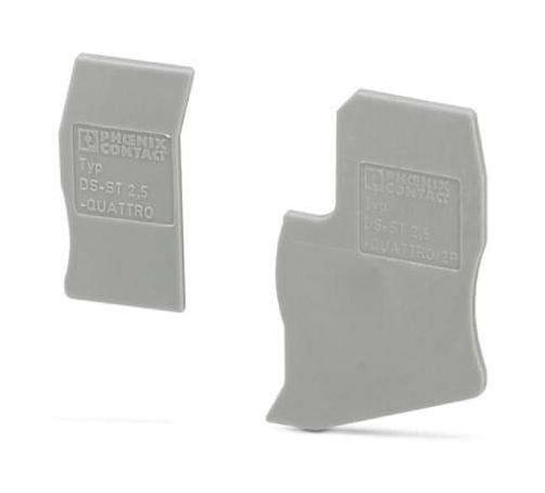 DS-ST 2,5/P COVER SEGMENT, FEED-THROUGH TB, GREY PHOENIX CONTACT