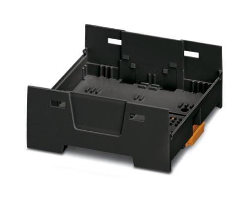 EH 70 F-B/ABS BK9005 DIN RAIL HOUSING, LOWER, ABS, BLACK PHOENIX CONTACT