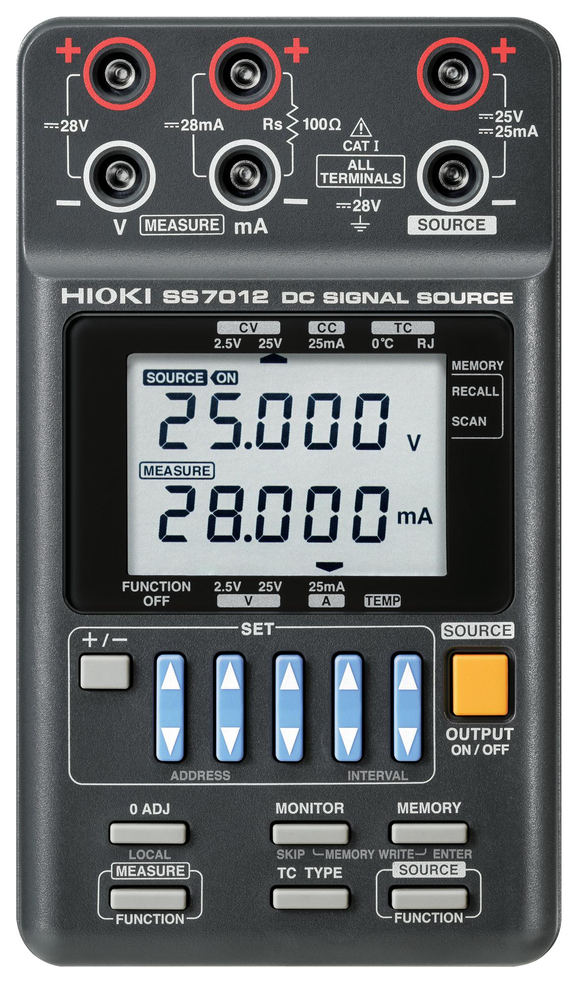 SS7012 DC SIGNAL SOURCE, 0.025A, 25V HIOKI