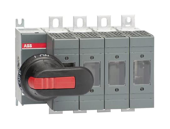 OS160GD04N2P FUSED SWITCH, 4 POLE, 4 FUSE, 160A, 690V ABB