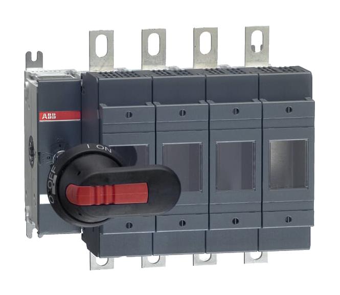 OS250D04N2P FUSED SWITCH, 4 POLE, 4 FUSE, 250A, 690V ABB