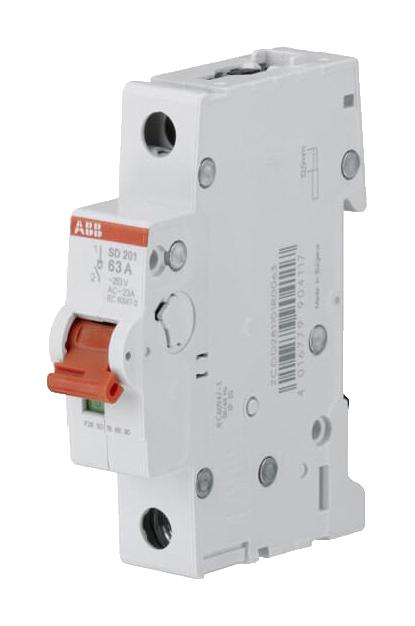 SD201/32 LOAD BREAK SWITCH, 1 POLE, 32A, 253V ABB