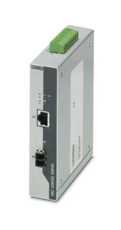 FL MC 2000E SM40 LC FO CONVERTER, 100BASETX-FIBRE OPTIC PHOENIX CONTACT