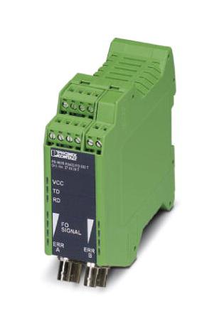 PSI-MOS-RS422/FO 850 T CONVERTER, RS422-ST FIBRE OPTIC PHOENIX CONTACT