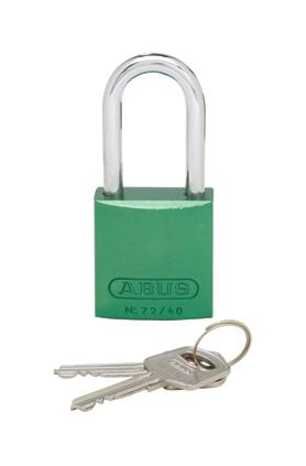 PSL-7GR-LS LOCKOUT PADLOCK, 38.1MM, ALUM/STEEL, GRN PANDUIT