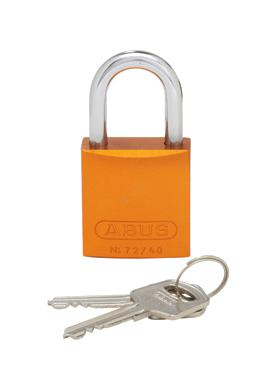PSL-7OR LOCKOUT PADLOCK, 38.1MM, ALUM/STL, ORG PANDUIT