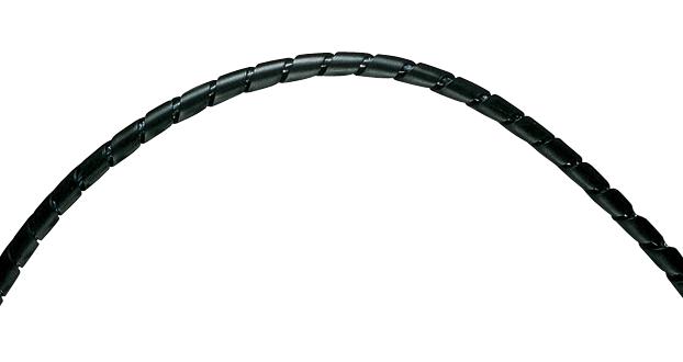 T25N-M0 SPIRAL WRAP, .19" X 1000',NYLON, BLK,1RL PANDUIT