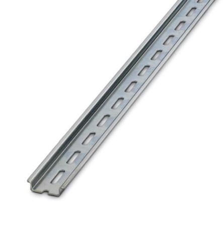 NS 35/ 7,5 WH PERF(5,2X25)2000MM DIN MOUNTING RAIL, STEEL, 2M PHOENIX CONTACT