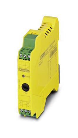 PSR-SCP- 24DC/FSP/1X1/1X2 SAFETY RELAY, SPST, 24VDC, 5A, DIN RAIL PHOENIX CONTACT