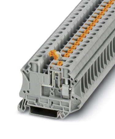 UT 6-MT P/P BU DIN RAIL TB, SCREW, 2POS, 24-8AWG PHOENIX CONTACT