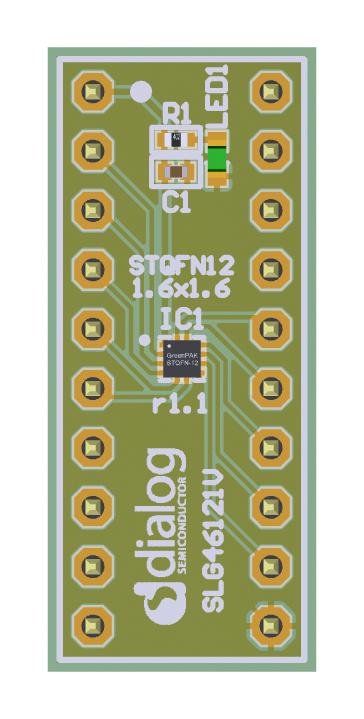 SLG46621V-DIP 20-PIN DIP PROTO BOARD RENESAS